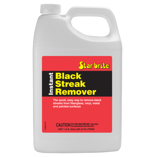Black Streak Remover - Gallon 3.78 Liter - Removes Black Streak From fiberglass, Vinyl, metal and Painted Surfaces - 71600 - StarBrite 